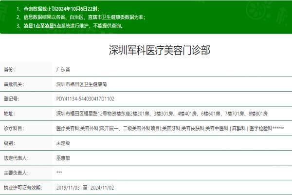 深圳軍科醫(yī)療美容門診部www.sanboo.cn
