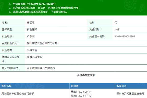 深圳曹孟君醫(yī)療美容門診部曹孟君醫(yī)生www.sanboo.cn