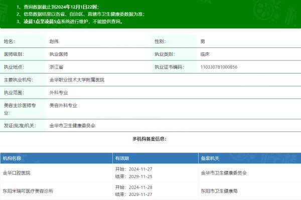 金華口腔醫(yī)院美容科趙偉okostu.com