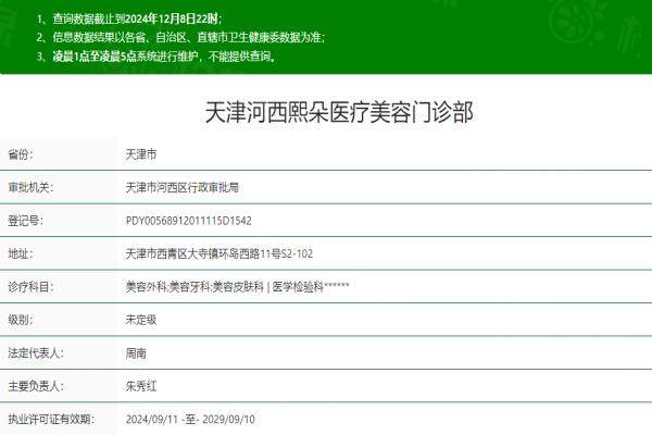  天津河西熙朵醫(yī)療美容門診部okostu.com