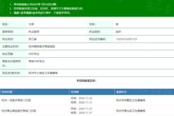 杭州一佳醫(yī)療美容門(mén)診部王輝okostu.com