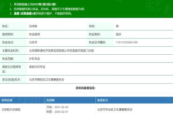 北京京美醫(yī)療美容門診部劉成勝okostu.com