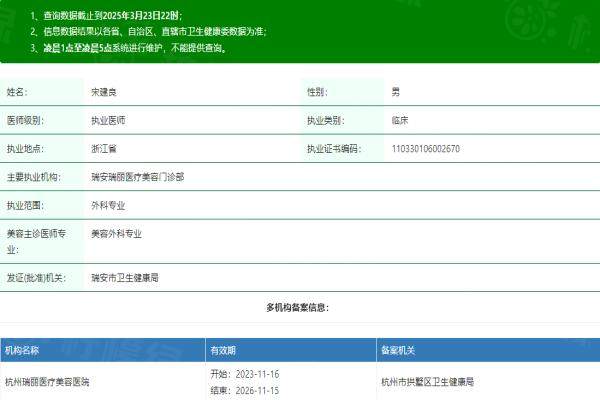 杭州瑞麗醫(yī)療美容醫(yī)院宋建良o(jì)kostu.com
