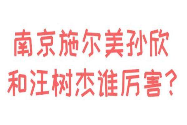 南京施爾美孫欣和汪樹杰誰(shuí)<span style=