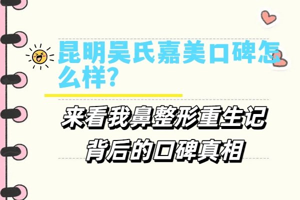 昆明吳氏嘉美口碑怎么樣