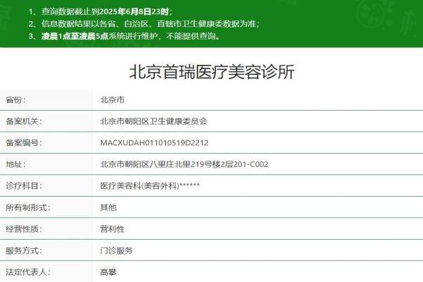 北京首瑞醫(yī)療美容診所