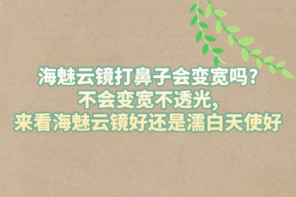 海魅云鏡打鼻子會變寬嗎